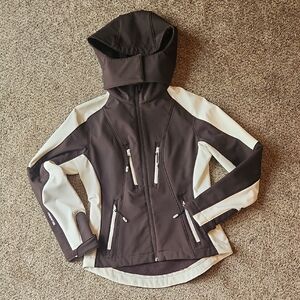 Predator | Brown & White Soft Shell Jacket
